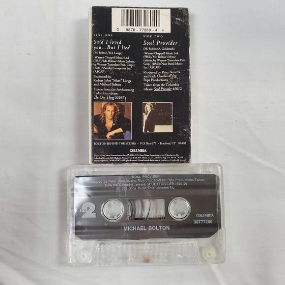 Michael Bolton – Said I Loved You… But I Lied Cassette Single (1993) - Picture 2 of 2